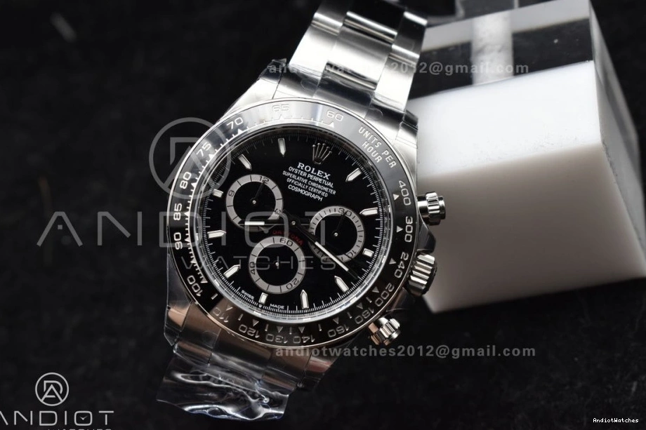 Best On 126500 Dial TechFriendly BTF Black DD Daytona Edition Bracelet 777 904L Steel 1:1 SS 0418